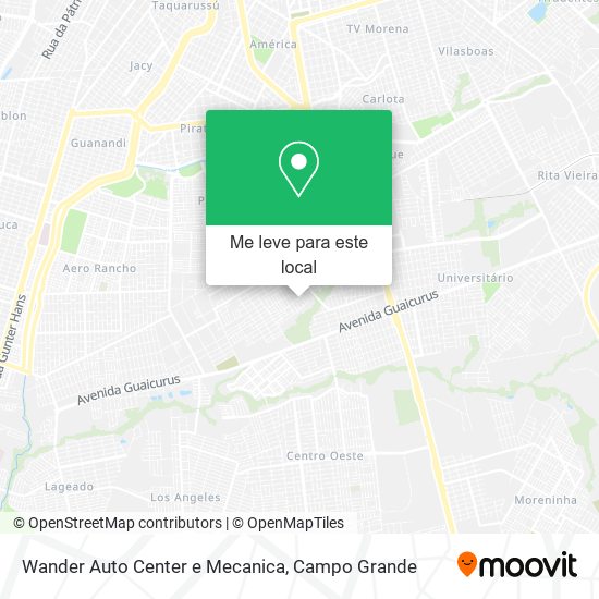 Wander Auto Center e Mecanica mapa