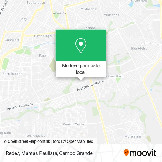Rede/, Mantas Paulista mapa