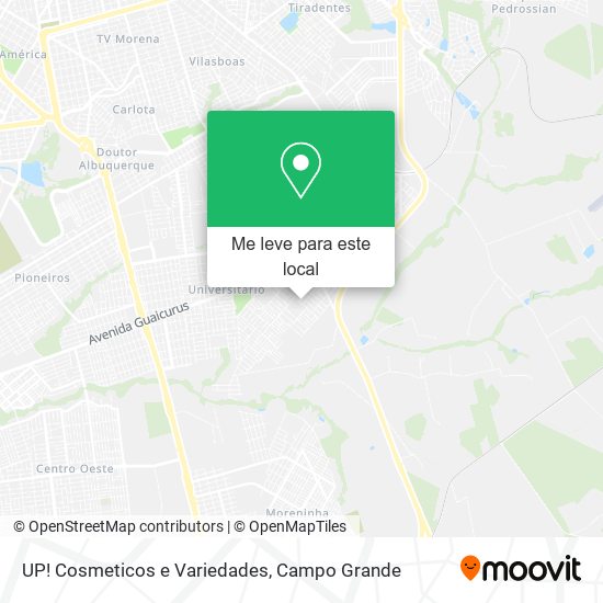 UP! Cosmeticos e Variedades mapa