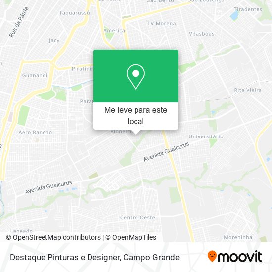 Destaque Pinturas e Designer mapa