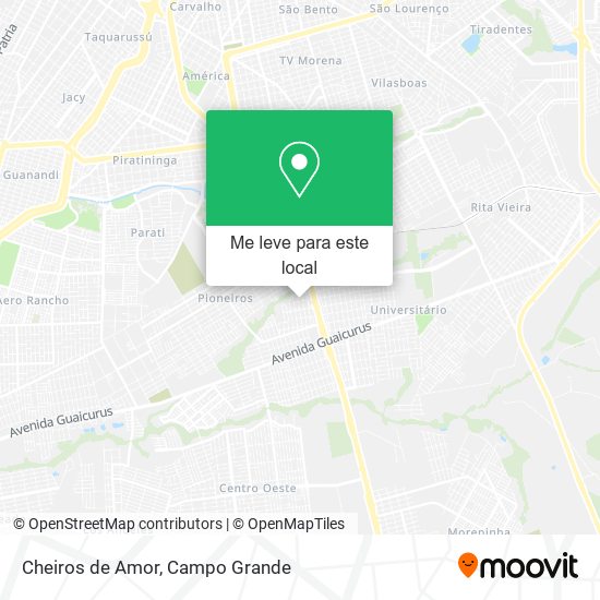 Cheiros de Amor mapa