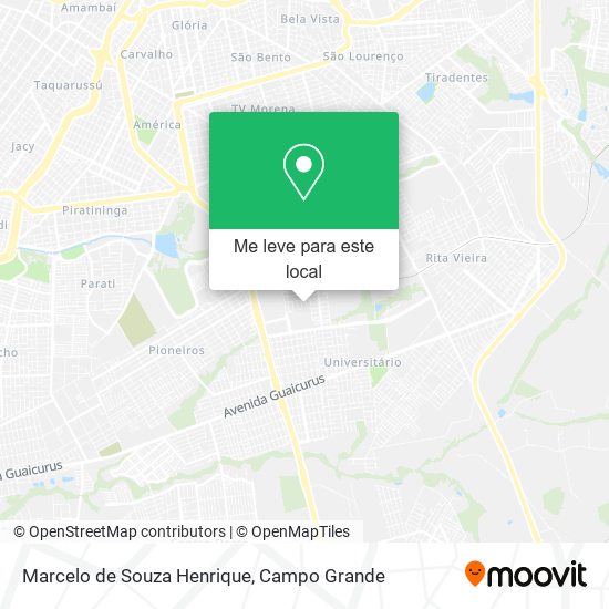 Marcelo de Souza Henrique mapa