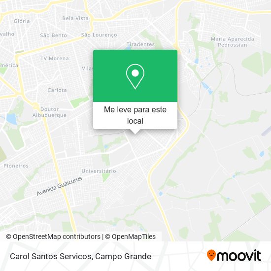 Carol Santos Servicos mapa