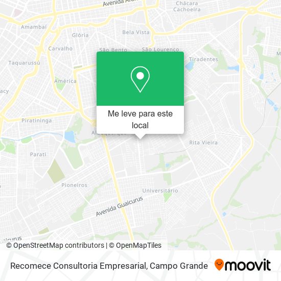 Recomece Consultoria Empresarial mapa