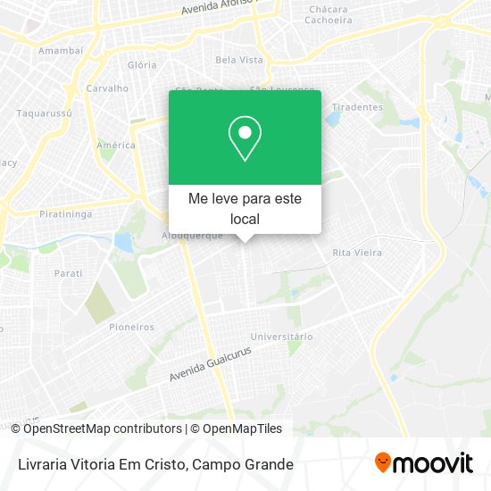 Livraria Vitoria Em Cristo mapa