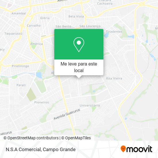 N.S.A Comercial mapa