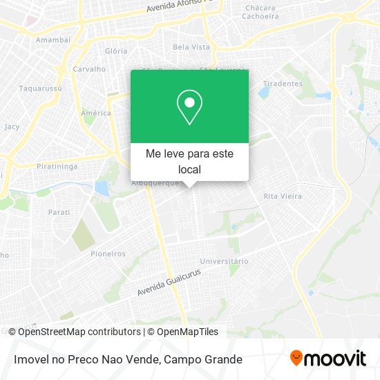 Imovel no Preco Nao Vende mapa