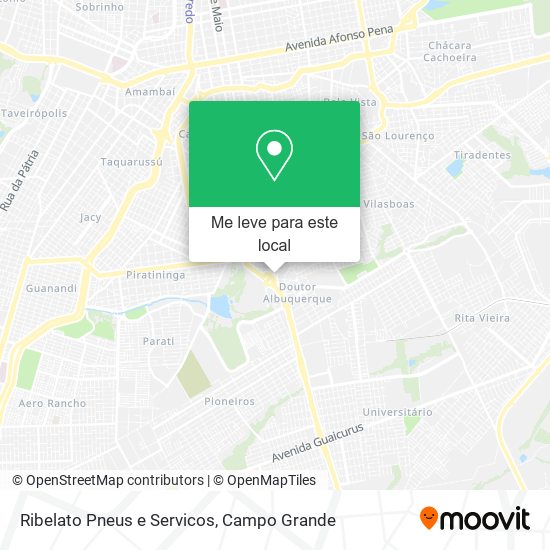 Ribelato Pneus e Servicos mapa