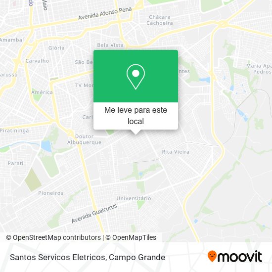 Santos Servicos Eletricos mapa