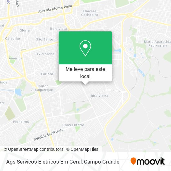 Ags Servicos Eletricos Em Geral mapa