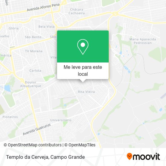 Templo da Cerveja mapa