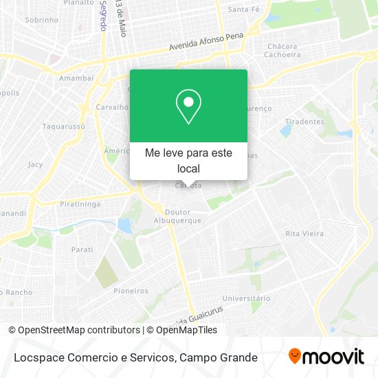 Locspace Comercio e Servicos mapa