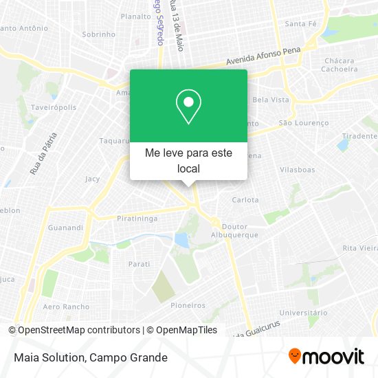 Maia Solution mapa