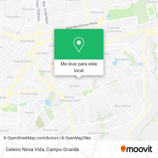 Celeiro Nova Vida mapa