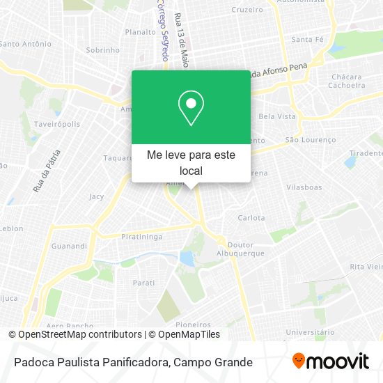 Padoca Paulista Panificadora mapa