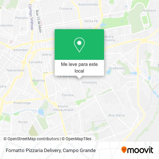 Fornatto Pizzaria Delivery mapa
