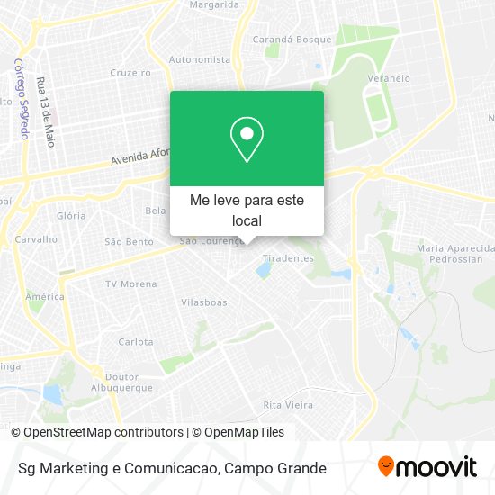 Sg Marketing e Comunicacao mapa