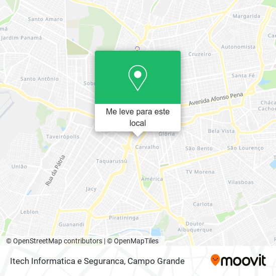 Itech Informatica e Seguranca mapa