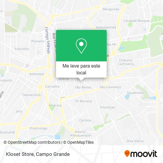 Kloset Store mapa