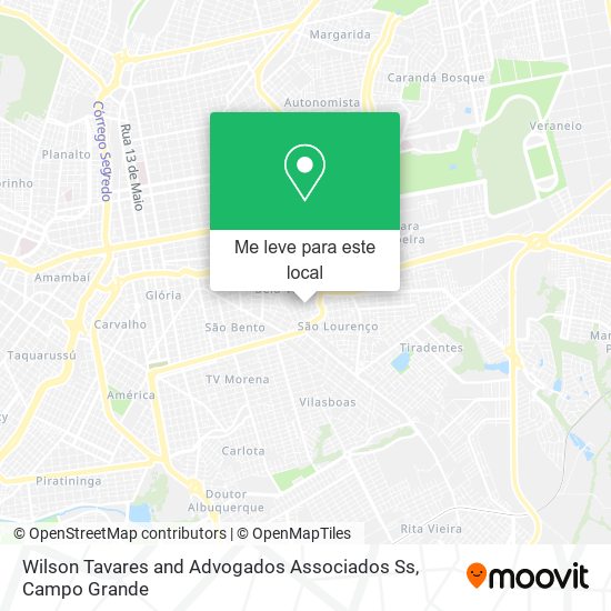 Wilson Tavares and Advogados Associados Ss mapa