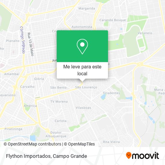 Flython Importados mapa