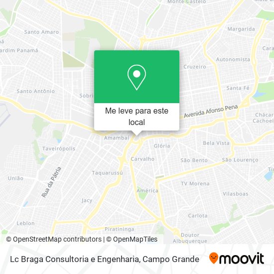 Lc Braga Consultoria e Engenharia mapa