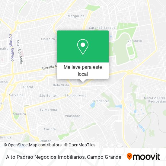 Alto Padrao Negocios Imobiliarios mapa