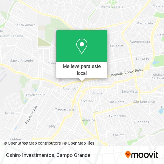 Oshiro Investimentos mapa