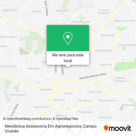 Mendonca Assessoria Em Agronegocios mapa