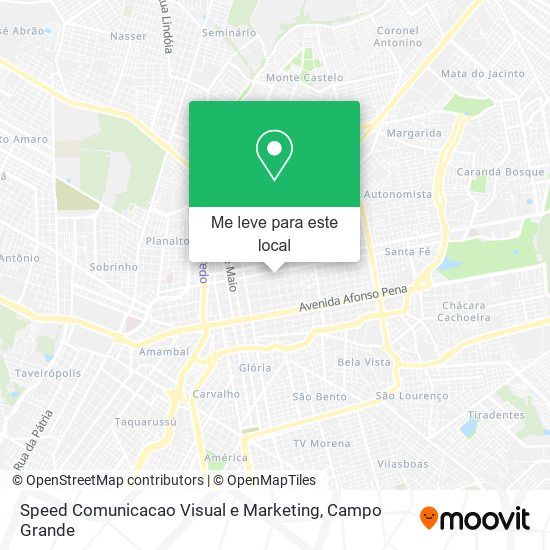 Speed Comunicacao Visual e Marketing mapa