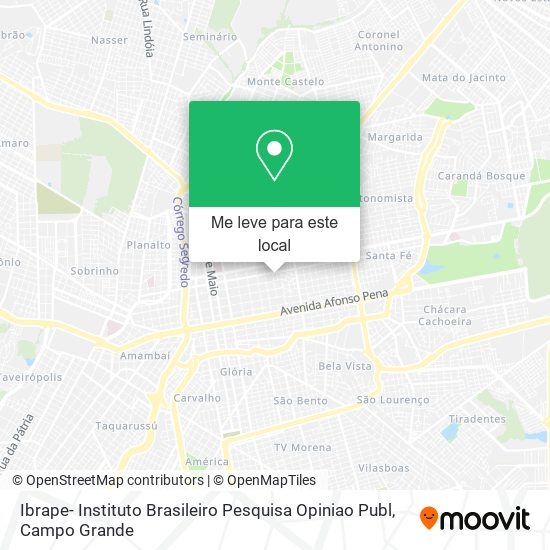 Ibrape- Instituto Brasileiro Pesquisa Opiniao Publ mapa
