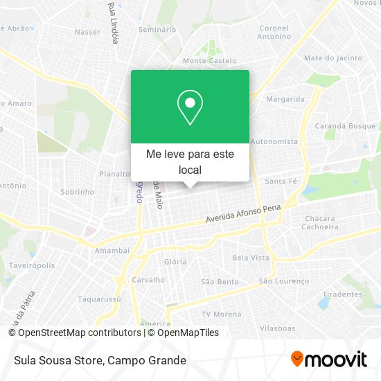 Sula Sousa Store mapa