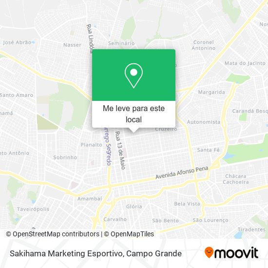 Sakihama Marketing Esportivo mapa