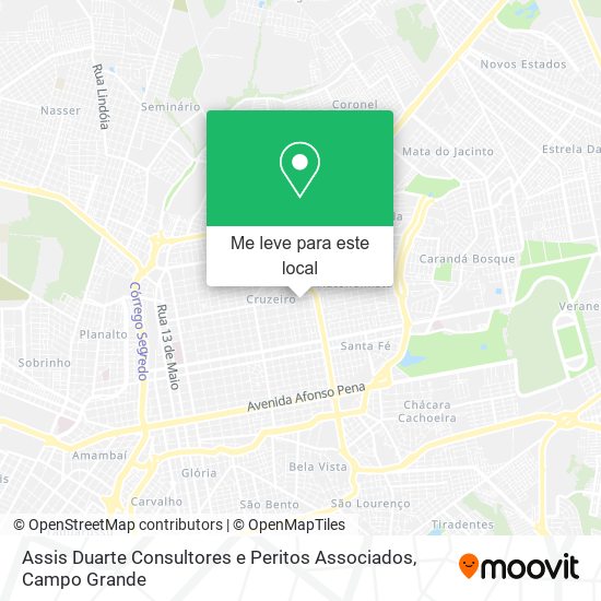 Assis Duarte Consultores e Peritos Associados mapa