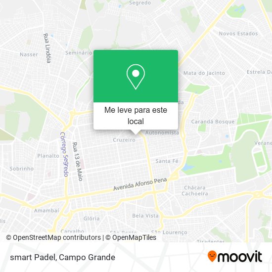 smart Padel mapa