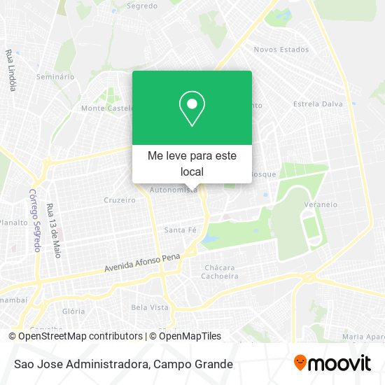 Sao Jose Administradora mapa