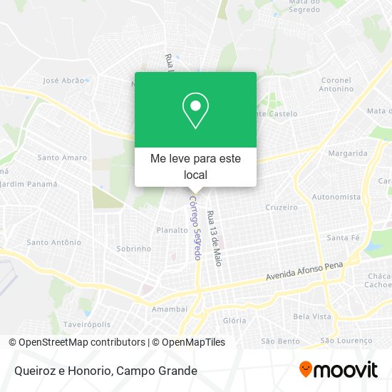 Queiroz e Honorio mapa