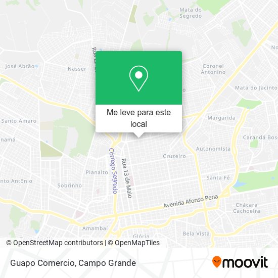 Guapo Comercio mapa