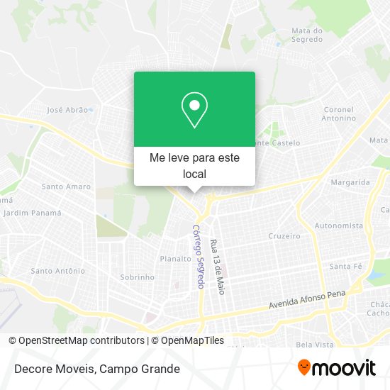 Decore Moveis mapa