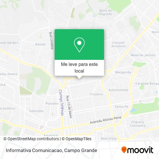 Informativa Comunicacao mapa