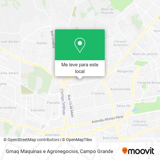 Gmaq Maquinas e Agronegocios mapa