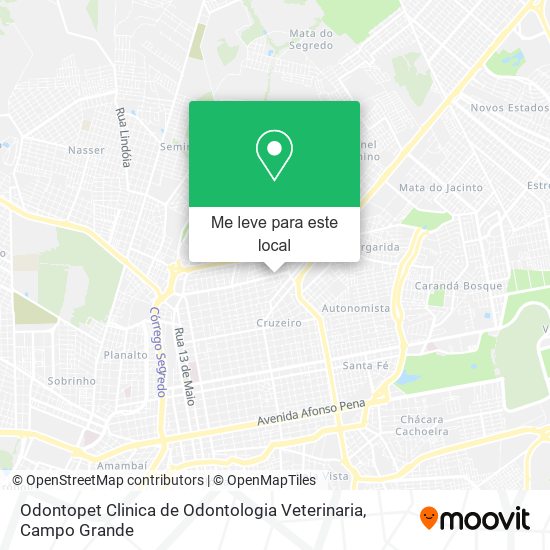 Odontopet Clinica de Odontologia Veterinaria mapa