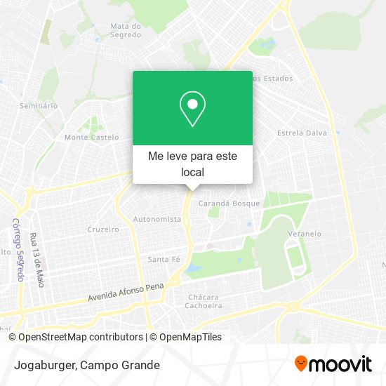 Jogaburger mapa