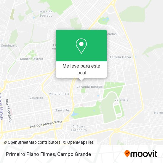 Primeiro Plano Filmes mapa