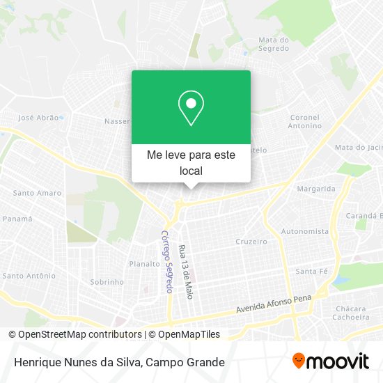 Henrique Nunes da Silva mapa