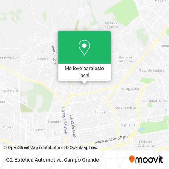 G2-Estetica Automotiva mapa