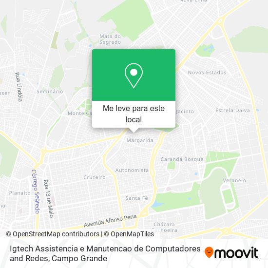 Igtech Assistencia e Manutencao de Computadores and Redes mapa