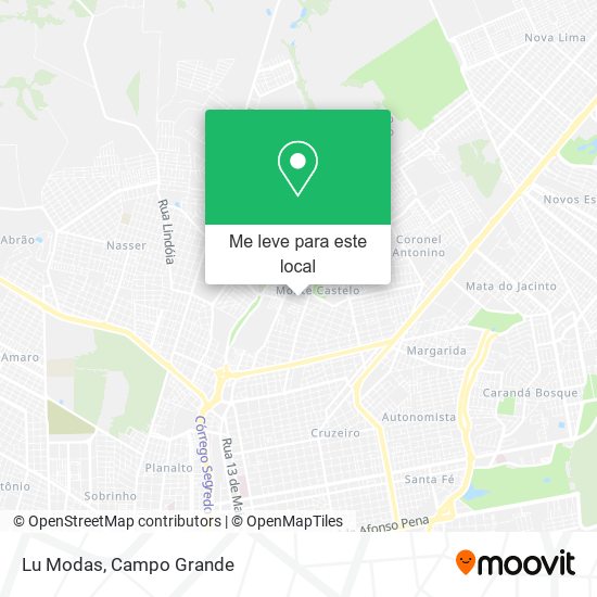 Lu Modas mapa