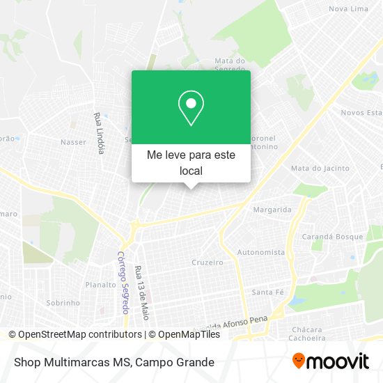 Shop Multimarcas MS mapa