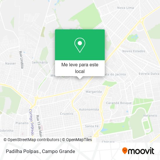 Padilha Polpas. mapa